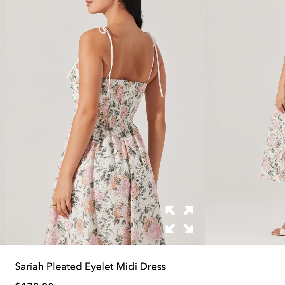 Astr Floral Print Midi Dress - Picture 3 of 7